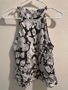 J.Crew | Linen Halter Neck Tank Top | Medium